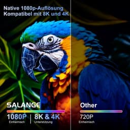 Beamer Native 1080P - 300 ANSI Lumen - 1920 x 1080 Resolutie - LED - Draagbaar - Smart Projector — thumbnail 3