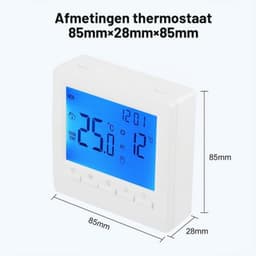 Programmeerbare Digitale Huis Thermostaat, Slimme Temperatuurregelaar, Gas Boiler Thermostaat, Wandgemonteerde LCD Verwarming Thermostaat — thumbnail 5