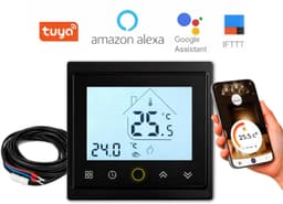 Smart thermostaat AC603H, voor elektrische vloerverwarming, programmeerbaar, 16 A, app-bediening, compatibel met en — thumbnail 3