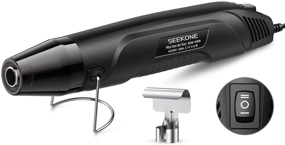350W Mini Hot Air Gun met Dual Temperatuur en Overload Bescherming — afbeelding 1