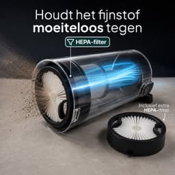 Steelstofzuiger Deluxe Zwart — thumbnail 4