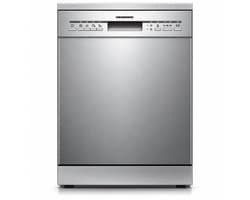 Heinner HDW-FSM60514XE++ Vrijstaande Vaatwasser – 14 Couverts – Energieklasse E – 5 Programma’s – Halve Belading – Startuitstel – Verstelbare Bovenkorf – AquaStop – Kinderslot – 60 cm – RVS – 5 Jaar Garantie