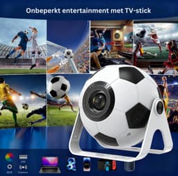 ZRNS® Beamer 4K - TV Projector - Mini Beamer - Draagbaar - WiFi en Bluetooth - 270° Draaibaar — thumbnail 5