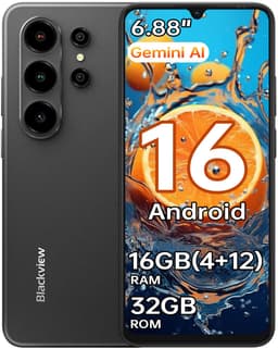 Blackview WAVE 10C Smartphone 16GB(4+12) RAM 32GB ROM Zwart — thumbnail 1