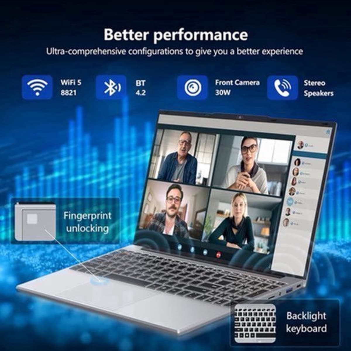 Laptop Gaming - I9-9900 Processor - 16GB RAM - 2TB SSD - 15.6 Inch IPS Scherm - Windows 11 Pro — afbeelding 1