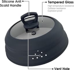 Vouwbare Magnetron Spetterdeksel met Handvat — thumbnail 2