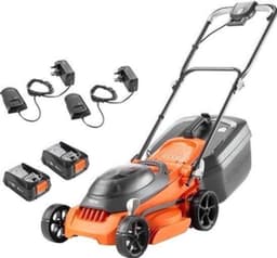 Batterij Grasmaaier – Accu Grasmaaier – Elektrische Grasmaaier – Draadloze Grasmaaier – 36V Krachtig – 34 cm Maaibreedte & Randensnijsysteem – 35L Grasopvang – Lichtgewicht & Verticale Opslag — thumbnail 5