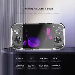 Handheld Gameconsole 4,5 Inch AMOLED - 12GB RAM - 128GB Opslag - Android 13 - Kristal Kleur - Retro Spelcomputer — thumbnail 5