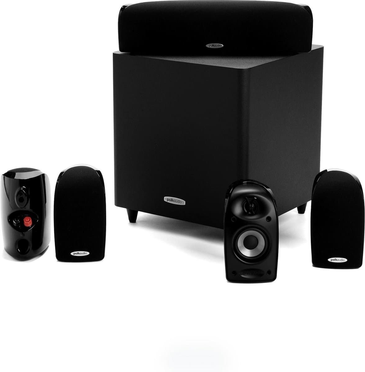 Polk TL-1600 zwart 5.1 surround speaker set — afbeelding 1
