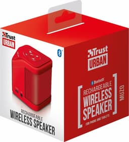 Muzo Wireless Bluetooth Speaker - red — thumbnail 4