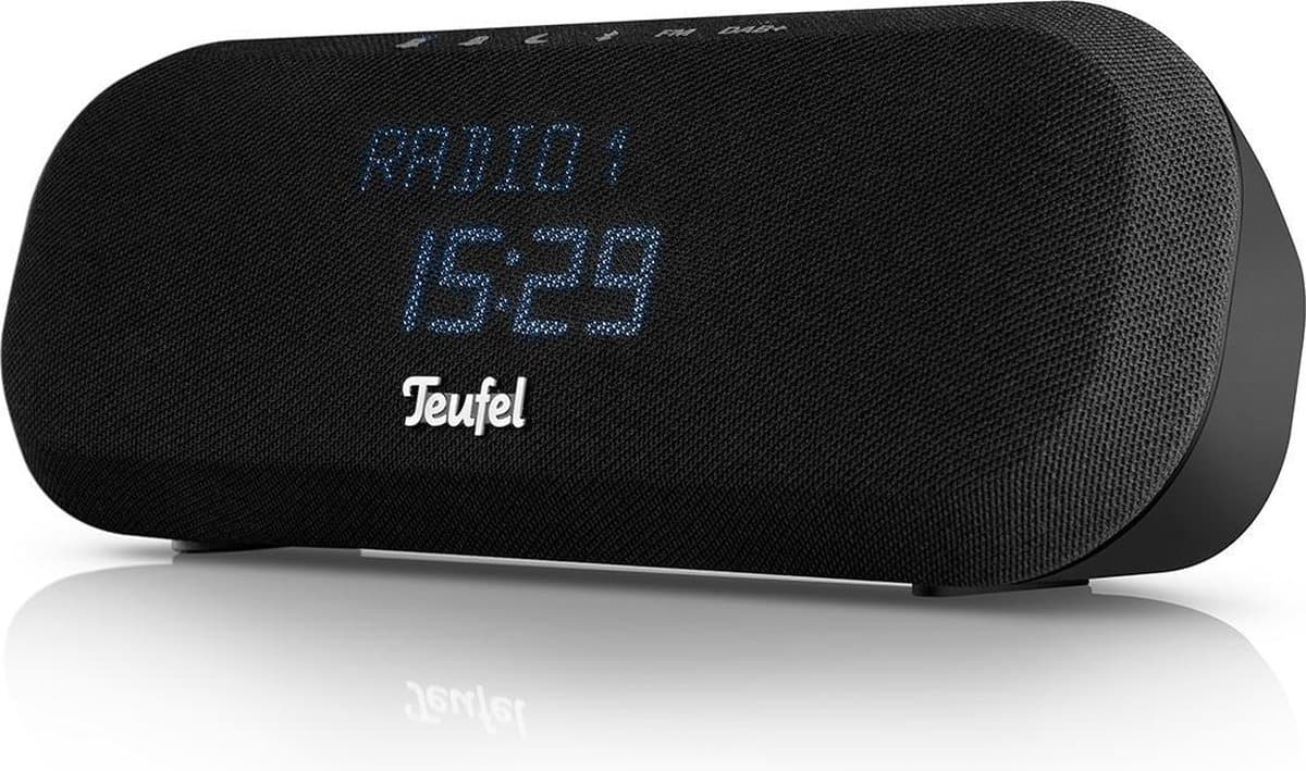 Teufel RADIO ONE - Hifi-wekkerradio met DAB+/ FM - Dimbaar display - 4 wekgeluiden - Black — afbeelding 1
