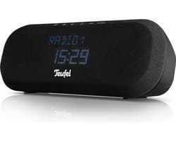Teufel RADIO ONE - Hifi-wekkerradio met DAB+/ FM - Dimbaar display - 4 wekgeluiden - Black