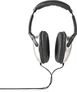 Nedis Bedrade Over-ear Koptelefoon - 3,5 mm - Kabellengte: 2.70 m - Volumebediening - Zilver / Zwart — thumbnail 1