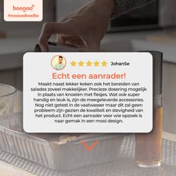 BooGoo® Olijfolie Sprayer Premium Design - RVS & Glas - 100ml - Inclusief Ebook & Accessoires - Oliefles voor Airfryer, BBQ & Bakken — thumbnail 15