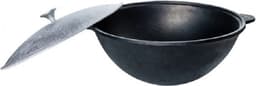 Texas club | kazan | wok | gietijzer | aluminium deksel | 8 L — thumbnail 2
