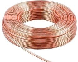 Luidspreker kabel - 2.5mm² - 50 meter - Op rol - Allteq