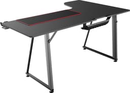 VDD Gaming - Bureau - Hoekbureau Gaming - Hoekbureau - Game Bureau - Gaming desk - Computertafel - Gamebureau - Carbon - Zwart - 160 x 60 x 75cm — thumbnail 7