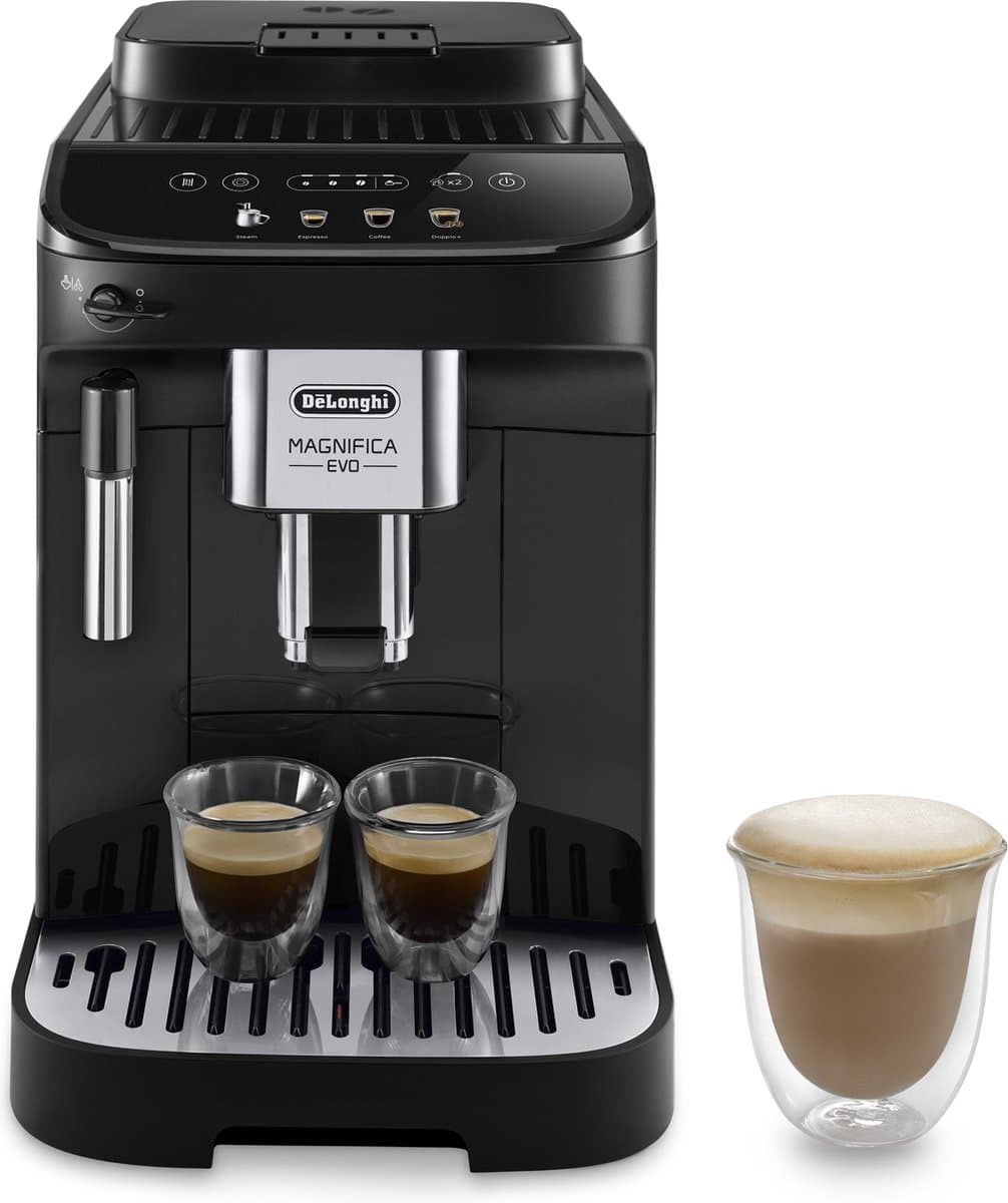 De’Longhi Magnifica Evo - volautomatische espressomachine met 4 one-touch recepten - Zwart - ECAM290.22.B — afbeelding 1