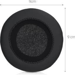 kwmobile 2x oorkussens geschikt voor Pioneer HDJ-1000/HDJ-2000/HDJ-1500 - Earpads voor koptelefoon in zwart — thumbnail 5