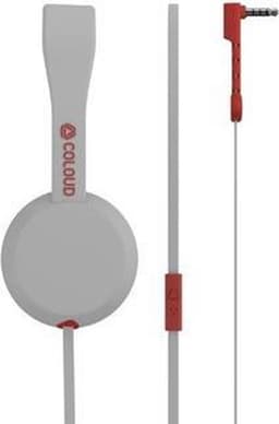 Coloud Knock - On-ear koptelefoon - Wit/Rood — thumbnail 3