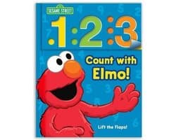 Look, Lift & Learn Books- Sesame Street: 1 2 3 Count with Elmo!