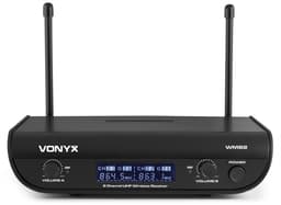 Draadloze microfoon - Vonyx WM82C UHF draadloze microfoonset met handheld en headset microfoon — thumbnail 3