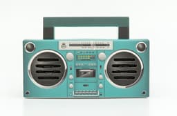 GPO BRONXAQUA - Draagbare bluetooth speaker Bronx, jaren '80, aqua — thumbnail 1