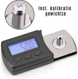 Naalddrukweger - Naalddruk weegschaal - Platenspeler naalddruk meter - Batterijen inbegrepen - Platenspeleraccessoires — thumbnail 2