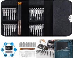 Precisie Pentalobe Torx Schroevendraaierset - Schroevendraaier Bitset T2 T3 T4 T5 T6 T7 T8 T10 T15 - Horloge & Smartphone Laptop Apple Macbook iPhone Screwdriver Gereedschap Set - 25-Delig