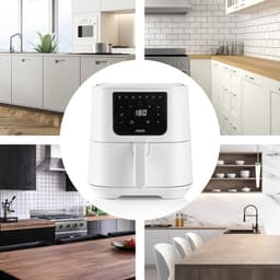 N8WERK heteluchtfriteuse Moonlight White Edition 5,5l - wit - 1800W — thumbnail 6