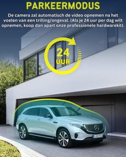 Dashcam Voor Auto - Ultieme Veiligheid en Bewaking: Triple 4K Dashcam Auto met 360-Gradencamera - 2,5K + 2,5K + 1080P Resoluties voor Voor-, Binnen- en Achteruitzicht, 24-uursopname, Parkeermodus, Nachtzicht, G-sensor en WDR-technologie — thumbnail 4