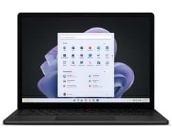 Microsoft Surface Laptop 5 Intel® Core™ i5 i5-1245U - 34,3 cm (13.5") Touchscreen - 8 GB LPDDR5x-SDRAM - 512 GB SSD - Wi-Fi 6 (802.11ax) - Windows 11 Pro - Zwart