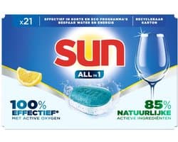Sun - Vaatwastabs all-in-1 citroen - 21 stuks