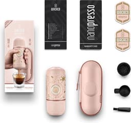 Wacaco Nanopresso - Draagbare Espressomachine - Met Beschermhoes - Dark Souls Pink — thumbnail 4