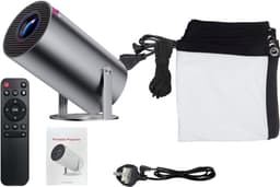 Mini beamer inclusief 84inch scherm - Mini projector - Mini beamer smartphone - Mini beamer met wifi en bluetooth. — thumbnail 5