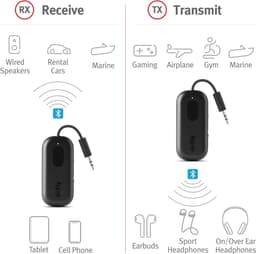 Twelve South AirFly Pro Bluetooth Transmitter 3.5mm Jack - Zwart — thumbnail 4