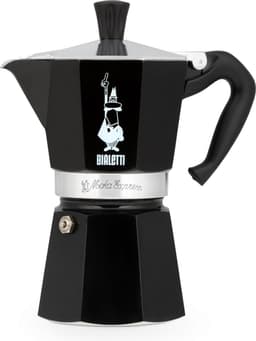 Bialetti Moka Express - Percolator - 6 kops - Aluminium - Zwart — thumbnail 1