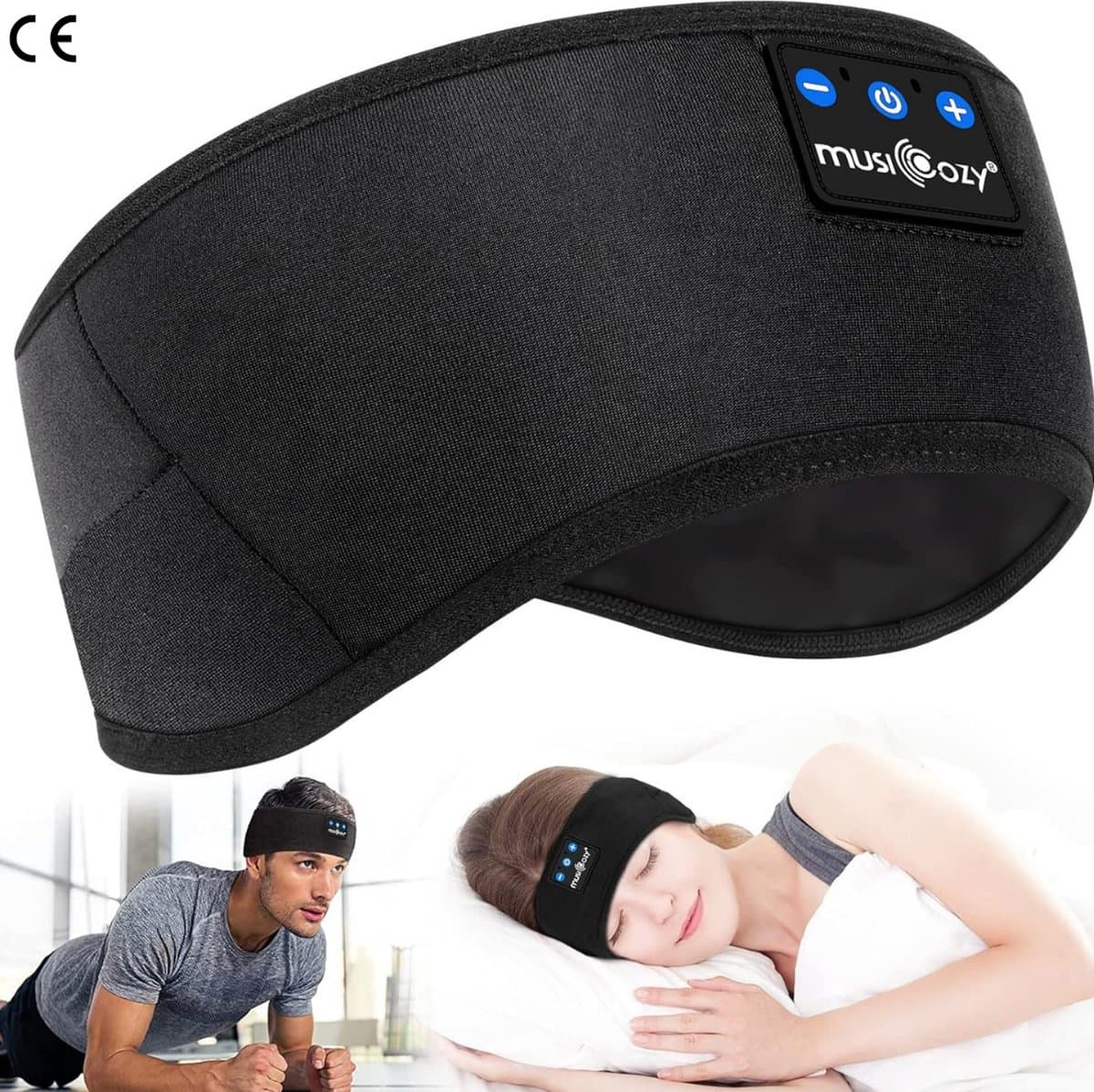 Bluetooth Draadloze Slaap Hoofdtelefoon 5.2 met HD Stereoluidsprekers - Perfecte Tech-gadget voor Sporters, Zijslapers - Cadeau voor Mannen en Vrouwen — afbeelding 1