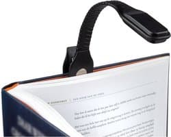 Cazy leeslampje voor Boek - Oplaadbare USB LED Bureaulamp / Nachtlampje - Verstelbaar Leeslampje met Klem - 12 uur Batterijduur - Verschillende Lichtstanden - Zwart