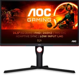 AOC 25G3ZM - Full HD Gaming Monitor - 240hz - Verstelbaar - 25 Inch — thumbnail 1