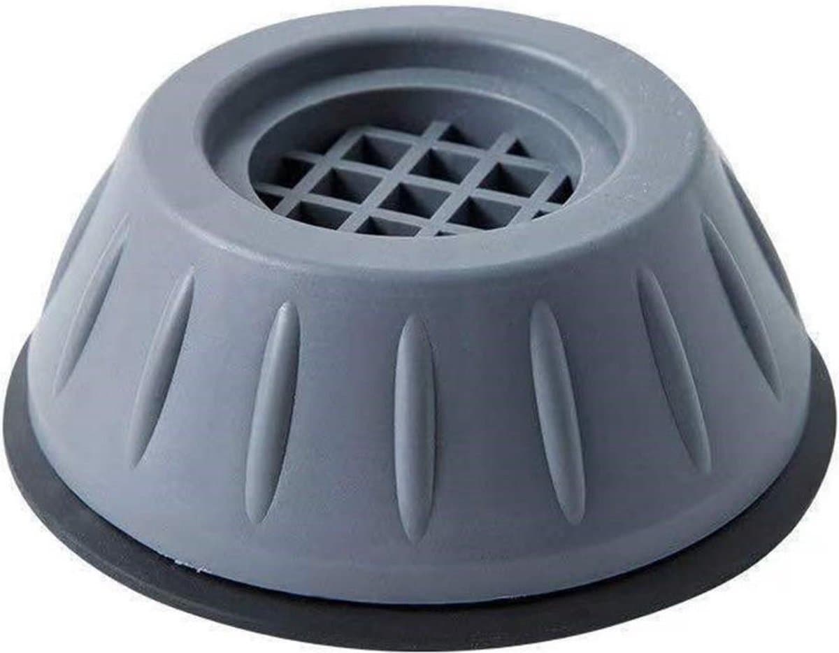 Thuys Wasmachine Dempers - Wasmachine Verhoger - Trillingsdempers - Anti Slip Trilmat - Schokdempers - Anti Trillingsmat - 4 Stuks - Grijs — afbeelding 1