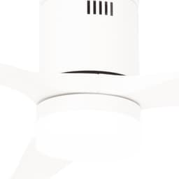 CREATE - Plafondventilator 40W silent Ø132 cm - Met Verlichting drie temperaturen - Met Afstandsbediening - 6 Snelheden - Timer - Zomer/Winter functie - Wit - WIND CALM — thumbnail 3