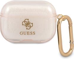 Guess TPU Glitter Case AirPods Pro Goud