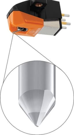 Audio Technica AT-VM95EN dual Moving Magnet cartridge, elliptische stylus naakt — thumbnail 3