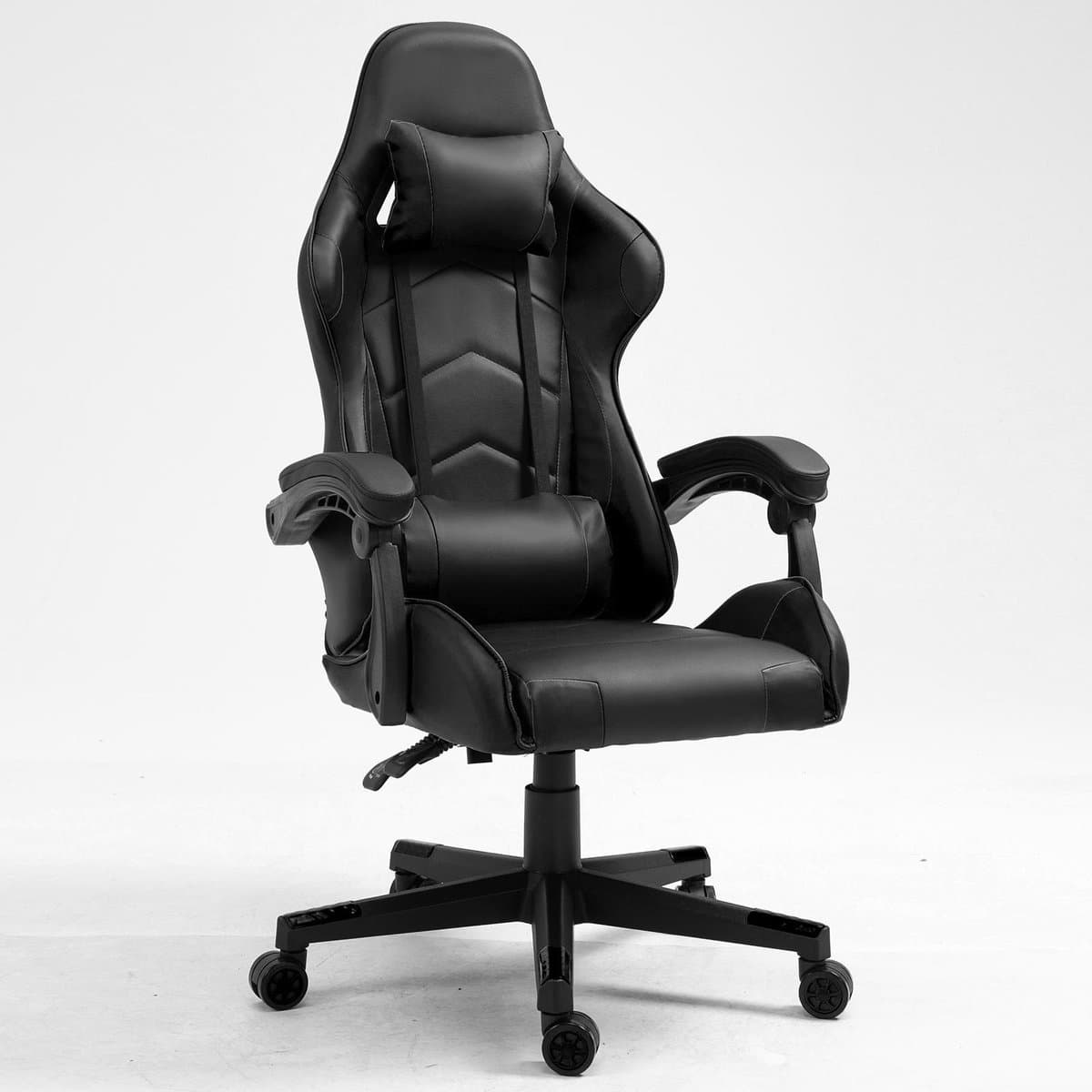 Alora Gaming stoel X-TREME - Zwart - Met Nekkussen & Verstelbaar Rugkussen - Kunstleer - Gamstoel - Game Stoel - Gaming chair - Bureaustoel — afbeelding 1