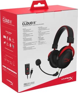 HyperX Cloud II - Bedrade Gaming Headset - Geschikt voor PC/PS5/PS4/Switch - Rood — thumbnail 9