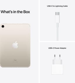 Apple iPad mini (2021) - 8.3 inch - WiFi + 5G - 64GB - Sterrenlicht - 6e generatie — thumbnail 6