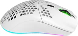 HXSJ T66 - Draadloze Gaming Muis - Computermuizen - Ultra licht - Compact Voor Onderweg - RGB Verlichting - Wit — thumbnail 4