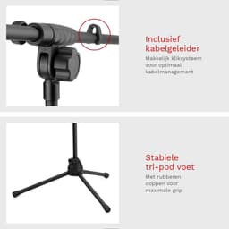 Áengus Microfoonstatief Microfoon Standaard met microfoon klem — thumbnail 5