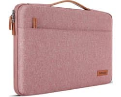 17 inch waterdichte laptophoes laptop sleeve case notebook hoes tas beschermhoes voor 17,3" HP Pavilion 17/MSI GS73VR Stealth Pro/Alienware 17/Dell Inspiron/Lenovo ideapad/ASUS/Acer/HP, roze